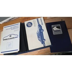 1993 Buick Park Avenue Owner's Manual + More original window sticker